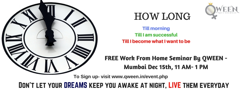 Event-Free Work From Home Seminar by QWEEN- April 23rd, Mumbai-Image
